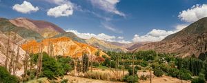 PAISAGEM COLORIDA NO DESERTO | MONTANHAS NO ATACAMA - PANORÂMICA