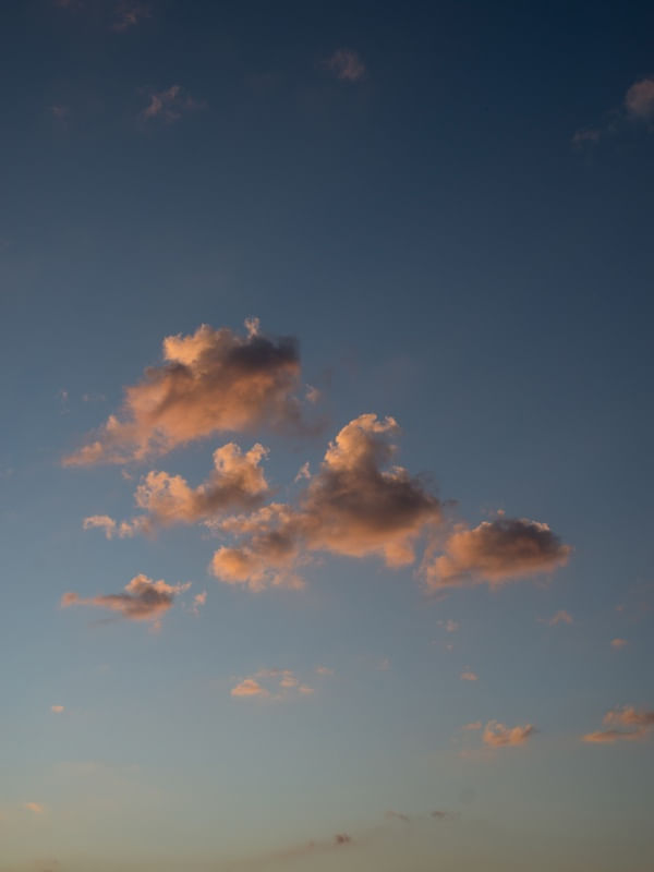 NUVEM DE ALGODÃO ENTARDECER