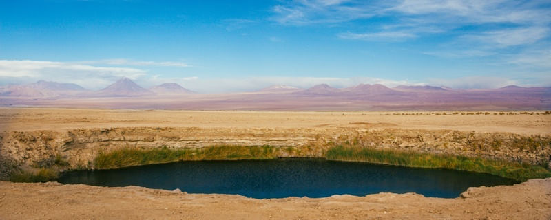O OLHO DO DESERTO | PAISAGEM LINDA NO ATACAMA - PANORÂMICA