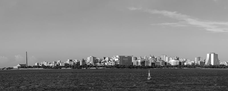 PORTO ALEGRE - SKYLINE P&B