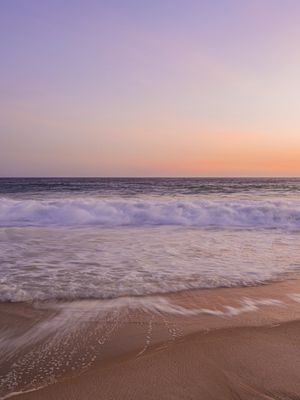 MAR EM MOVIMENTO 19 - PRAIA NO CREPÚSCULO FIM DE TARDE