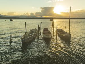 BARCOS NA ILHA DAS CAIEIRAS EM VITÓRIA - ES I
