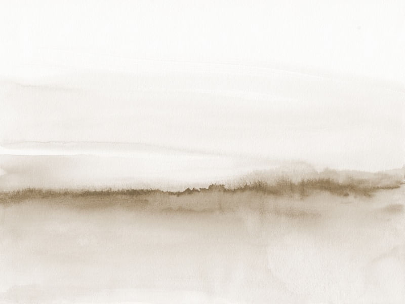 WATERCOLOR LANDSCAPE BEIGE TONES