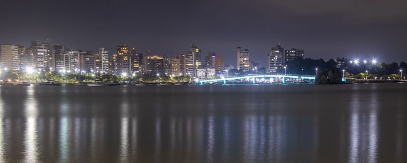 VISTA DA ILHA DO FRADE E PRAIA DO CANTO EM VITÓRIA - ES