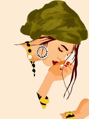 SUMMER GIRL ILLUSTRATION 10