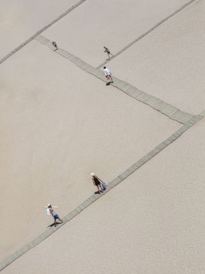 PASSARELA NA AREIA