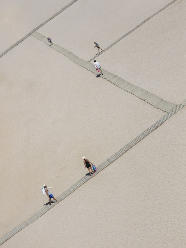 PASSARELA NA AREIA