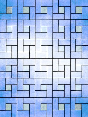 UNITED 2 VERY PERI AZUL, MODERNO GEOMETRICO ABSTRATO ILUSTRAÇÃO