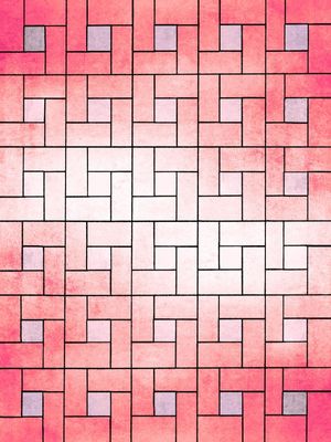 UNITED 3 CORAR ROSA, MODERNO GEOMETRICO ABSTRATO ILUSTRAÇÃO