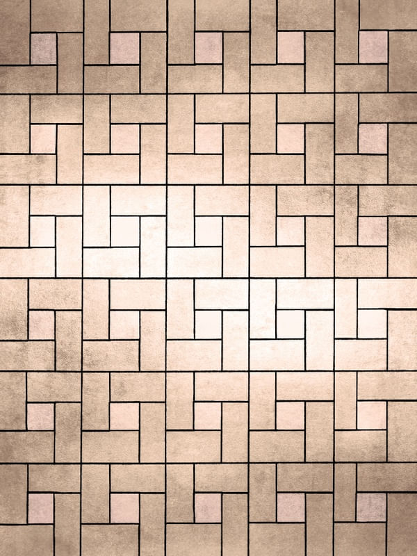 UNITED 5 BEGE SEPIA, MODERNO GEOMETRICO ABSTRATO ILUSTRAÇÃO
