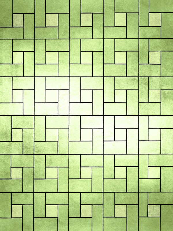 UNITED 7 VERDE LIMÃO, MODERNO GEOMETRICO ABSTRATO ILUSTRAÇÃO
