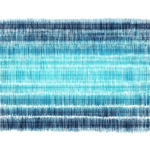 BETWEEN THE LINES AGUA INDIGO AZUL, COLORIDO ABSTRATO LINHAS QUADRADO