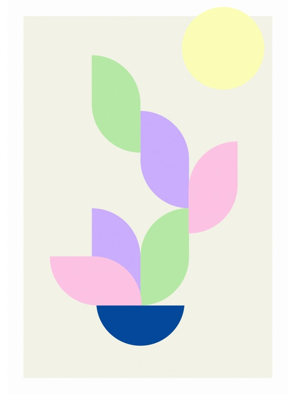 VASO COM FLORES I