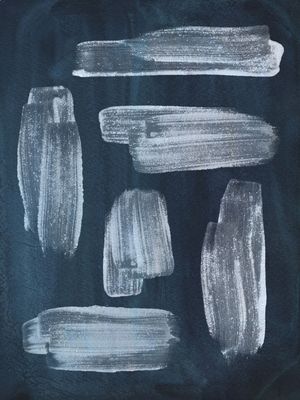 DARK BLUE BRUSH STROKES