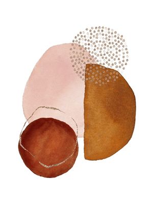 WATERCOLOR SHAPES IN RED 2