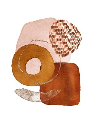 WATERCOLOR SHAPES IN RED 6