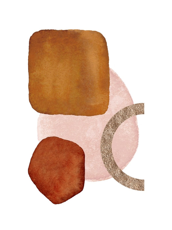 WATERCOLOR SHAPES IN RED 3