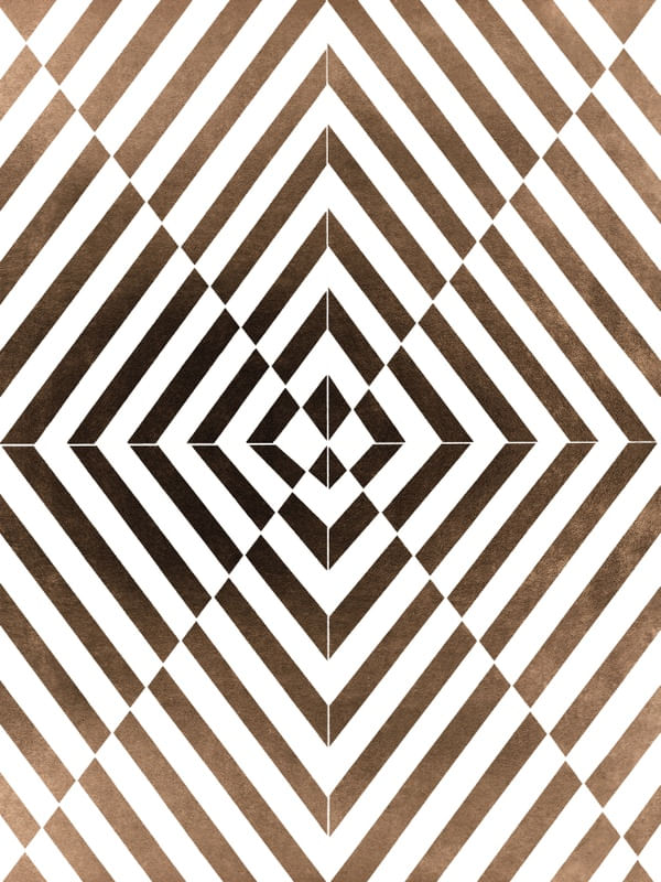 VORTEX SEPIA BEGE, ABSTRATO GEOMETRICO OPT ART LINHAS ILUSTRAÇÃO