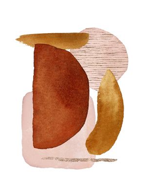 WATERCOLOR SHAPES IN RED 4