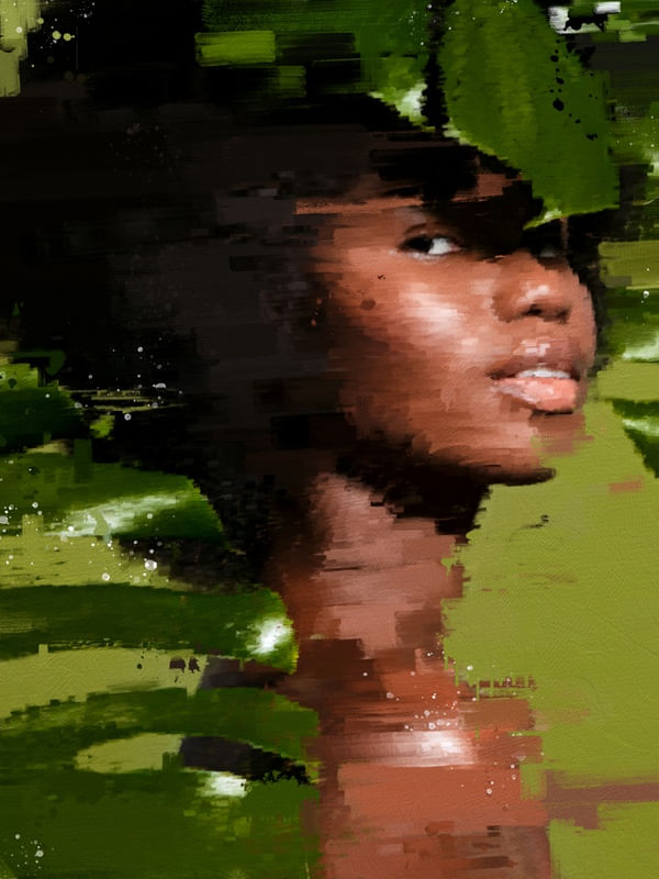 TROPICAL WOMAN ART 3