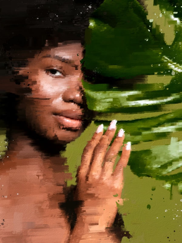 TROPICAL WOMAN ART 4