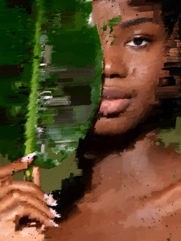 TROPICAL WOMAN ART 2