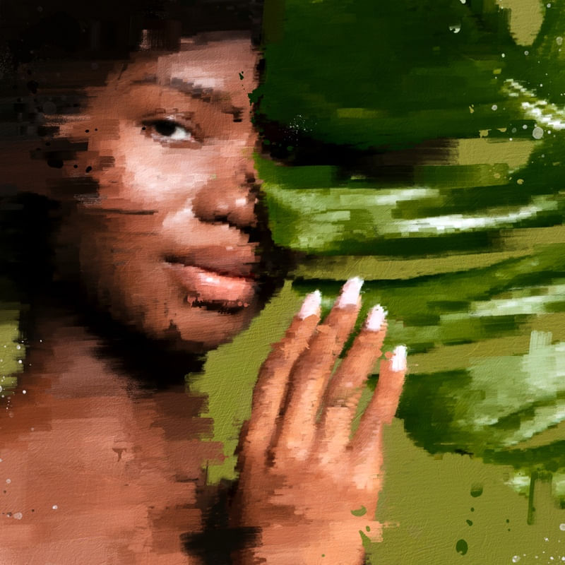 TROPICAL WOMAN ART 5