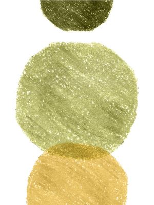 GREEN AND YELLOW CIRCLE