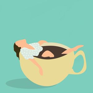 DERRETIDA NO CAFÉ