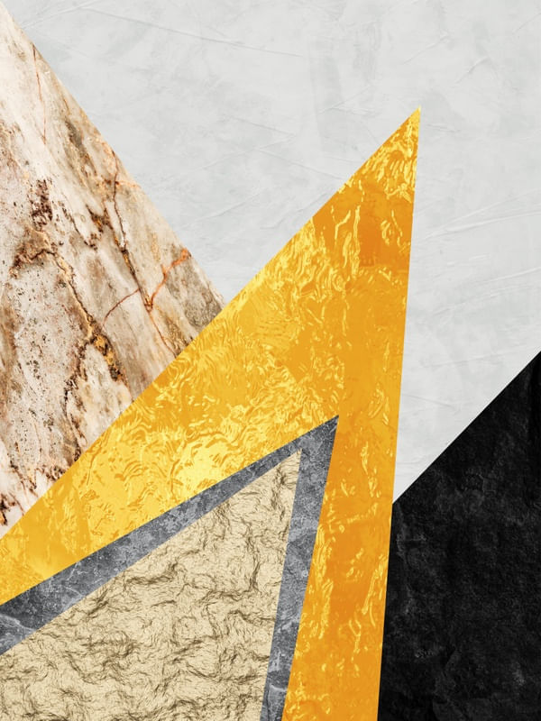 ABSTRATO GEOMÉTRICO GOLD - 14A