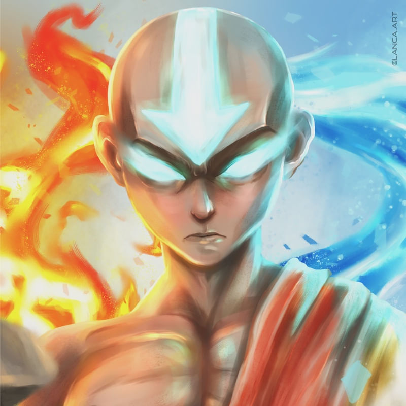 THE LAST AIRBENDER POR VITOR LANÇONI (QUADRADO)