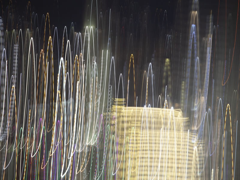 CIDADE NOTURNA ABSTRATA