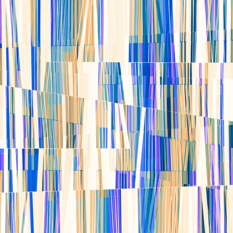 PARADIGM SHIFT 4, GEOMETRICO COLORIDO ABSTRATO QUADRADO