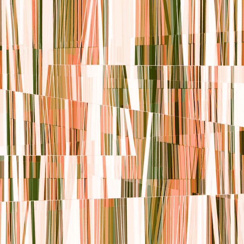 PARADIGM SHIFT 5, GEOMETRICO COLORIDO ABSTRATO QUADRADO