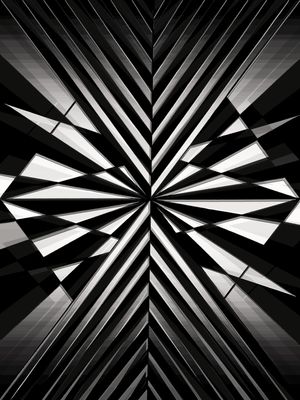 BUTTERFLY EFFECT, CINZA PRETO E BRANCO GEOMETRICO LINHAS URBANO ABSTRATO