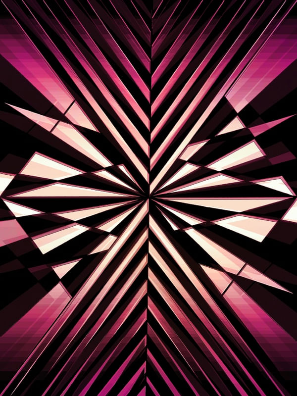 BUTTERFLY EFFECT, ROSA MAGENTA GEOMETRICO LINHAS URBANO ABSTRATO