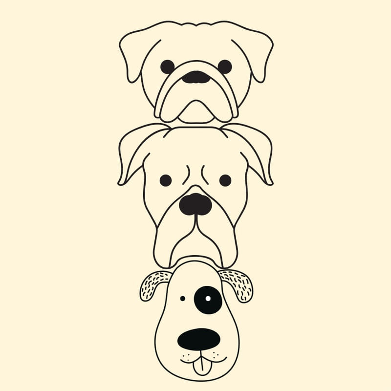 AMOR DE CÃES AMARELO