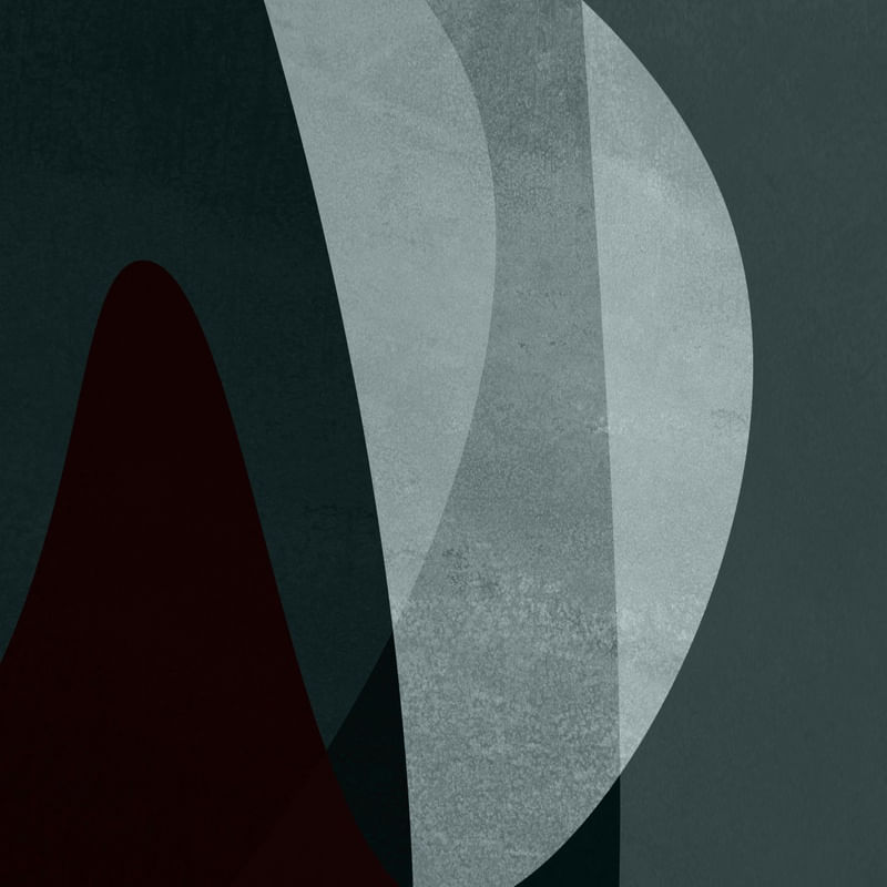 MOSAICO SHAPES 004 PB CIANO E SANGUE