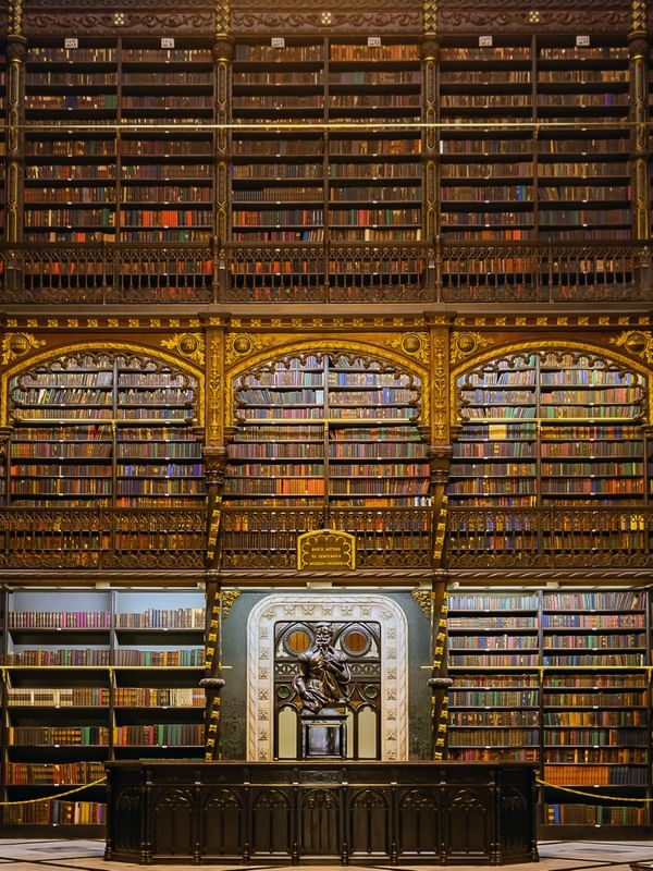 ENTRADA DO REAL GABINETE PORTUGUÊS DE LEITURA
