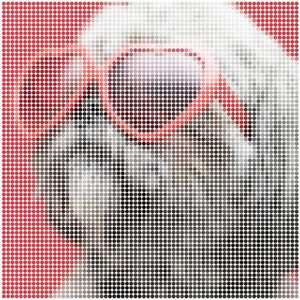 DOTTED DOG SQUARE