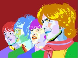 BEATLES EM VERMELHO