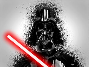 DARTH VADER COM ESPADA