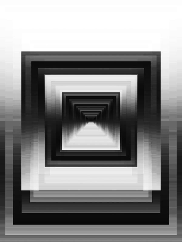 ANGULAR ECHOES 1A PRETO E BRANCO, GEOMETRICO NEUTRO FORMAS ABSTRATO