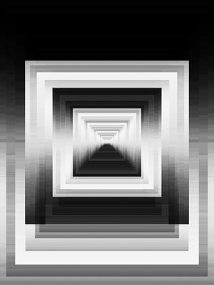 ANGULAR ECHOES 1B PRETO E BRANCO, GEOMETRICO NEUTRO FORMAS ABSTRATO