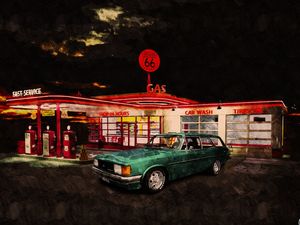 MEETING AT THE GAS STATION