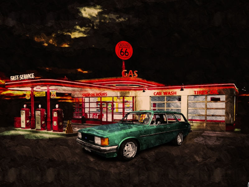 MEETING AT THE GAS STATION
