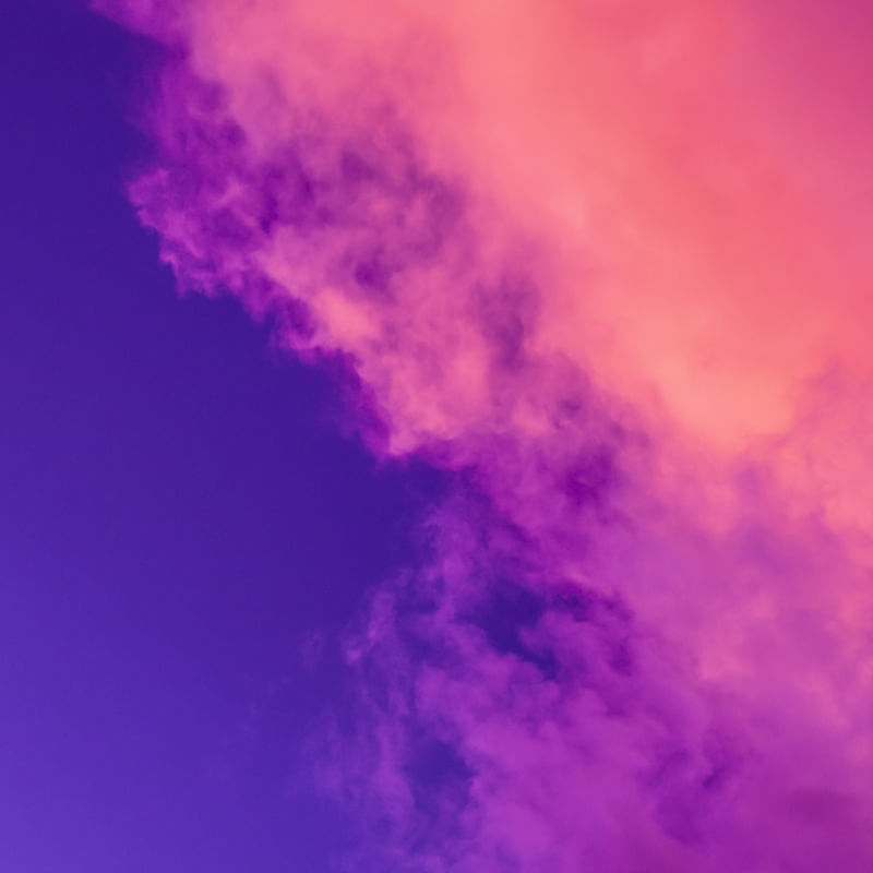 O CÉU - AZUL ROSA E LARANJA