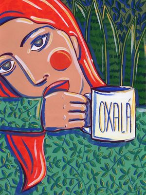 MULHER COM A XICARA OXALA
