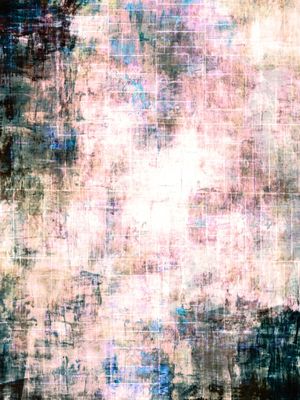 CANDY FLOSS CLOUDS 1, ABSTRATO NUVENS ELEGANTE ORGANICO PINTURA