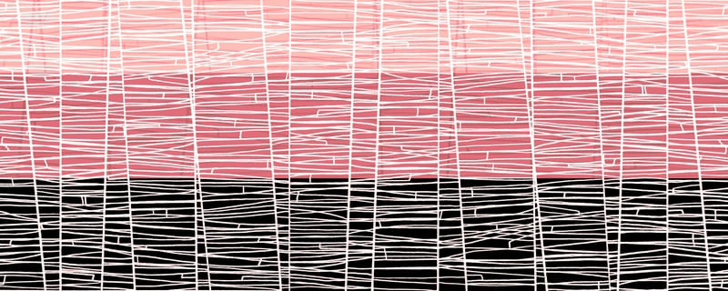 UNDER WRAPS 9 PANORAMICO BLUSH ROSA PRETO LINHAS ABSTRATO ELEGANTE